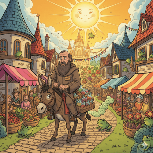 Friar Frijole Coming back from Sunrise Keep Friar Frijole Coming back from Sunrise Keep