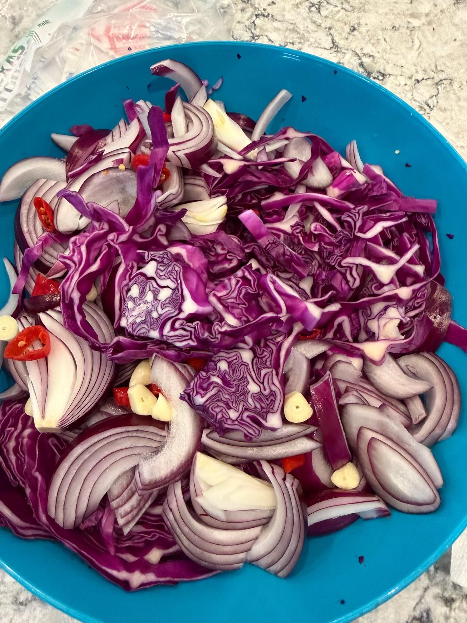 Ingredients for Relish