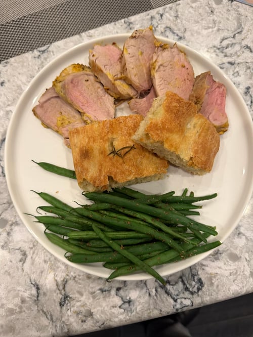 Pork Loin Plated